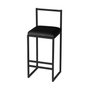Hanah Home Juego de Mesa y Taburetes de Bar Nordic - Nogal y Negro